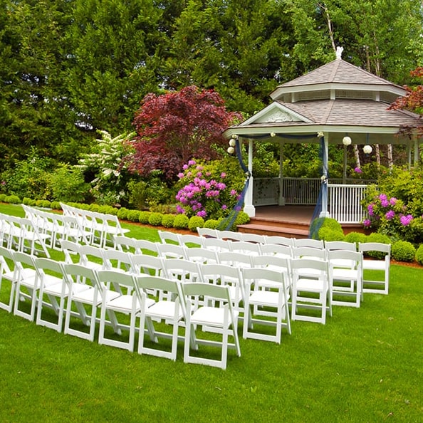 wedding & event trailers can be personalized with decorations and signage to match any wedding theme